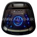 اسپیکر شارژی پرتابل KAISER K-4100 دو میکروفون و ریموت / رقص نور 7 رنگ LED / دو اسپیکر 8 اینچ / باتری 7.4 لیتیوم با ظرفیت 3600mAh / بلوتوث و USB و مموری TF و AUX و رادیو / اندازه طول 33.2 و عرض 32.2 و ارتفاع 62.5 سانتی متر / دو طرف ضربه گیر / چرخ دار